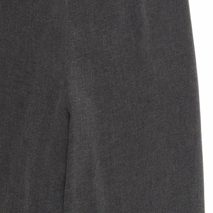 Womens UK Size 10 Marks and Spencer Regular Fit Cropped Grey Trousers
