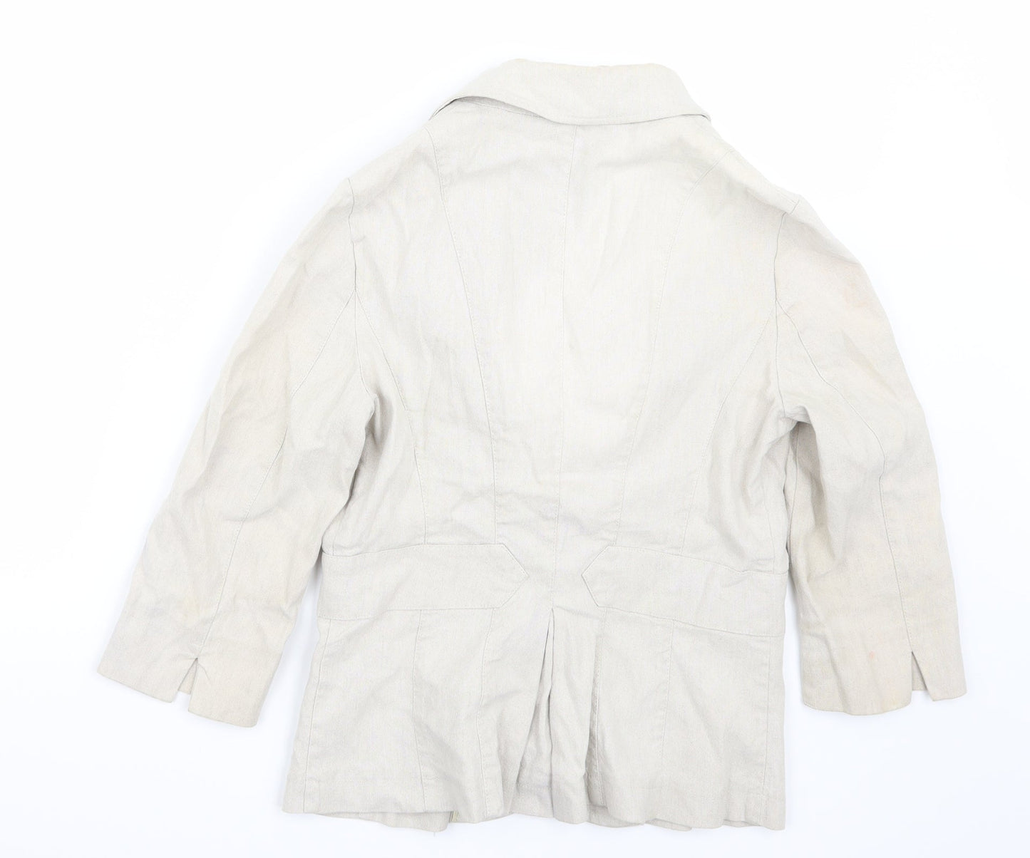 Womens UK Size 10 Per una Beige Jacket