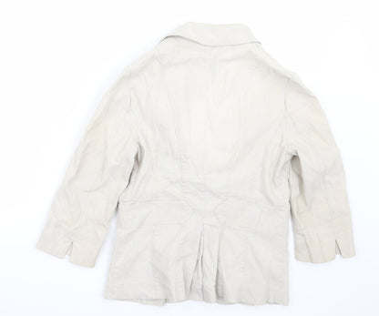 Womens UK Size 10 Per una Beige Jacket