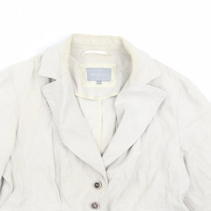 Womens UK Size 10 Per una Beige Jacket