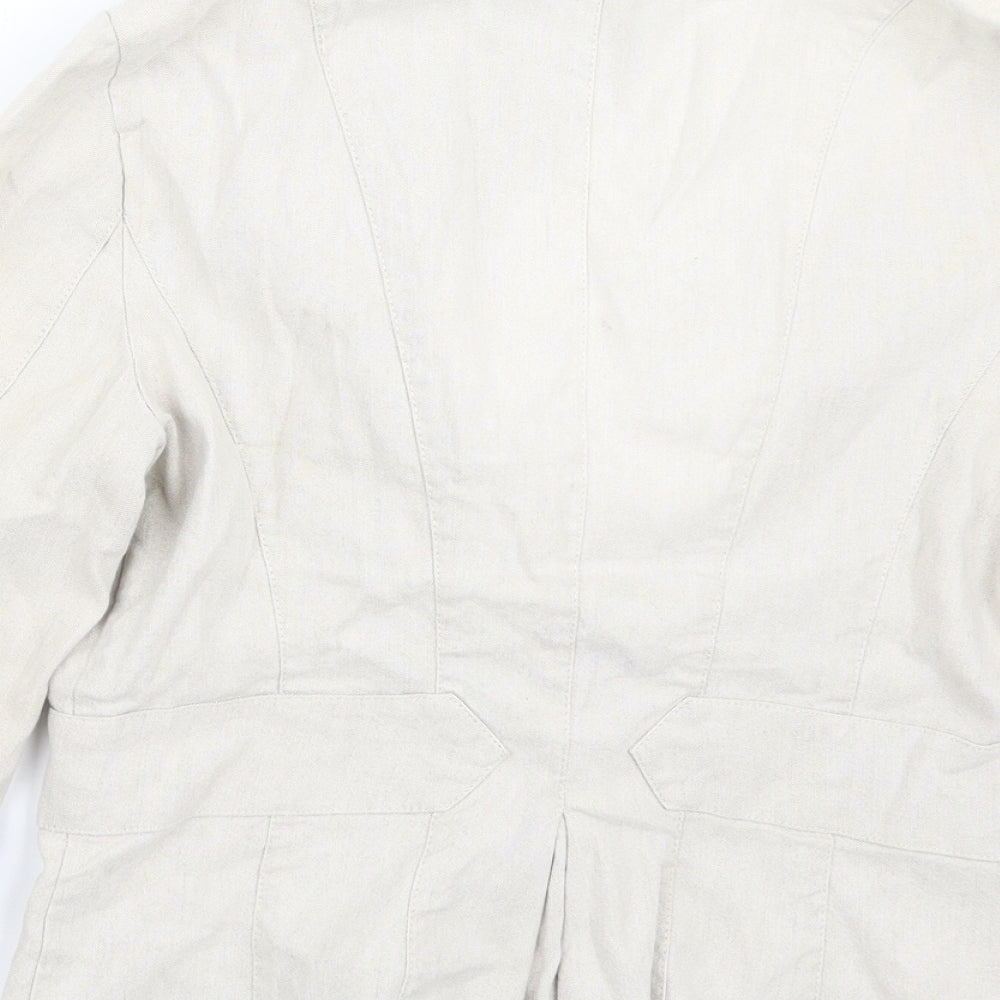 Womens UK Size 10 Per una Beige Jacket