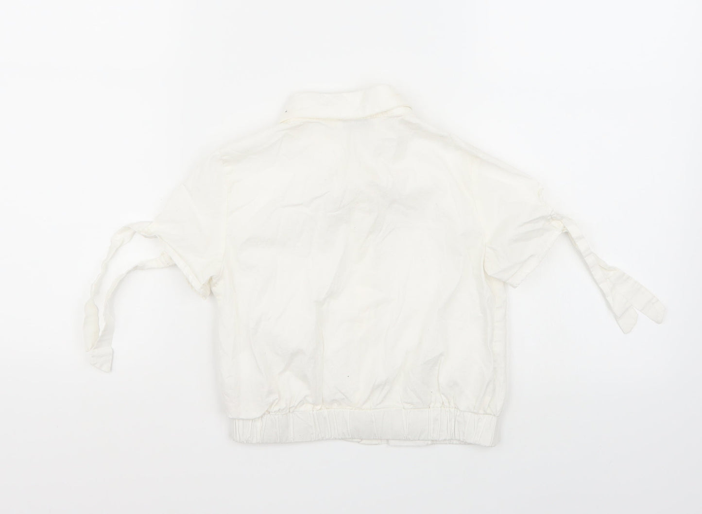 Artigi  Girls White   Basic Button-Up Size 8 Years
