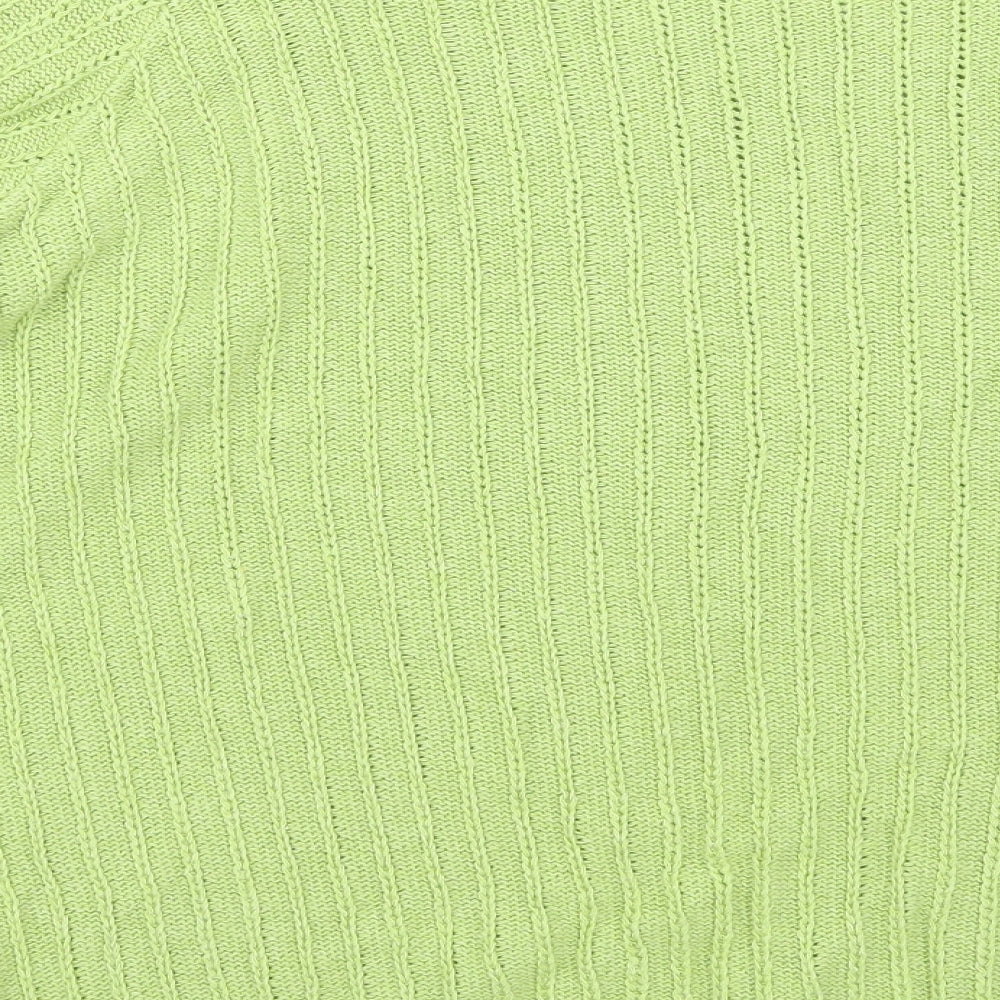 Just Elegance Womens Green   Pullover Jumper Size L