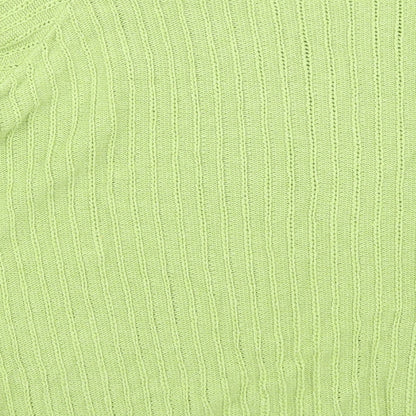 Just Elegance Womens Green   Pullover Jumper Size L