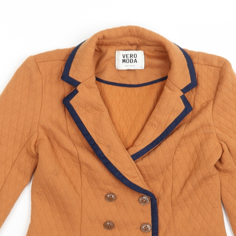 Womens UK Size 8 VERO MODA Brown Jacket