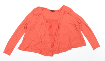 H&M Womens Orange   Cardigan Jumper Size S