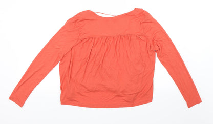 H&M Womens Orange   Cardigan Jumper Size S