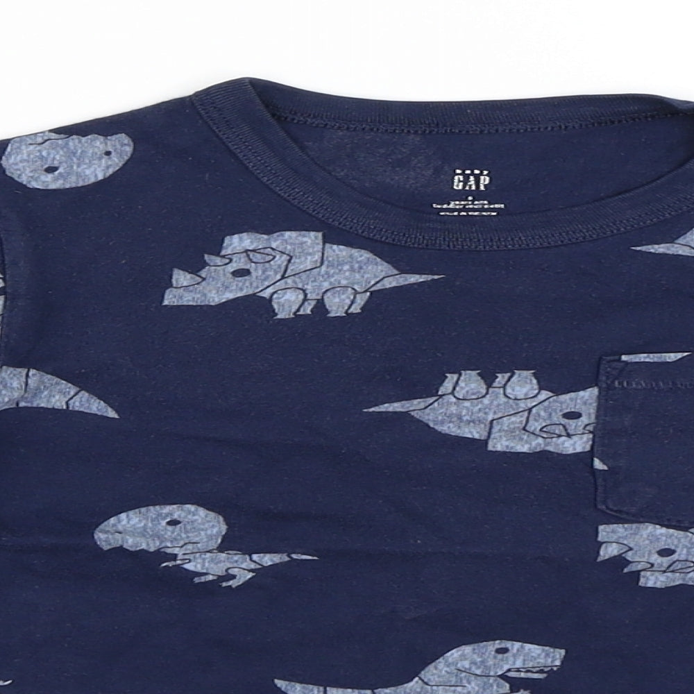 Gap Boys Blue   Basic Casual Size 5 Years  - Dinosaur