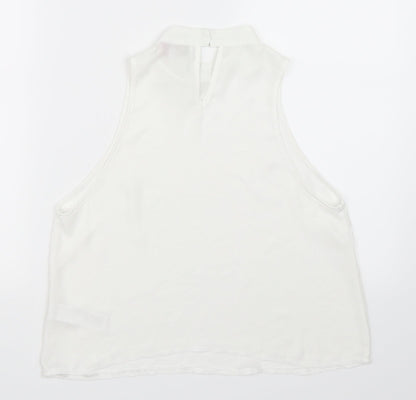 Womens UK Size 12 New Look White Basic Blouse