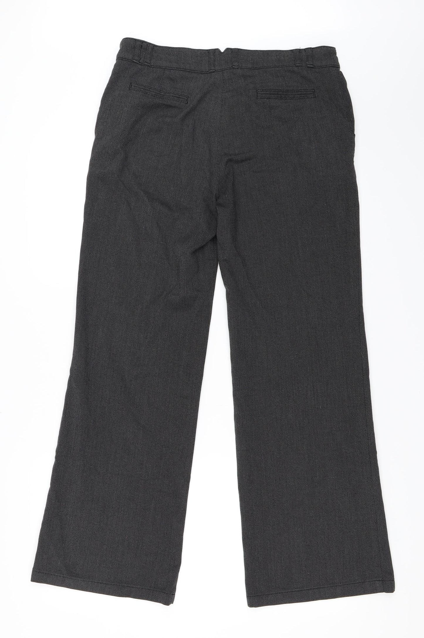Per Una Womens Grey   Trousers  Size 12 L28 in