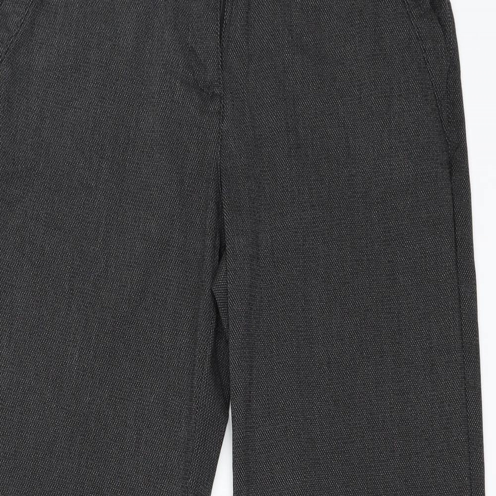 Per Una Womens Grey   Trousers  Size 12 L28 in