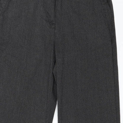 Per Una Womens Grey   Trousers  Size 12 L28 in