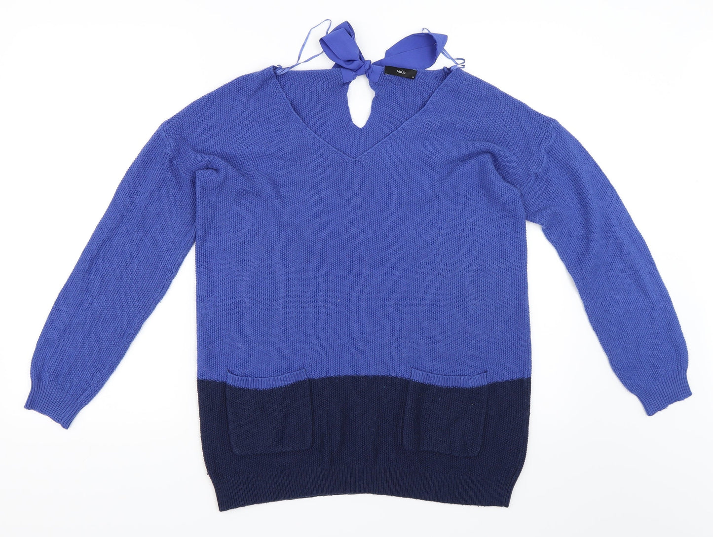 M&Co Womens Blue   Pullover Jumper Size 12