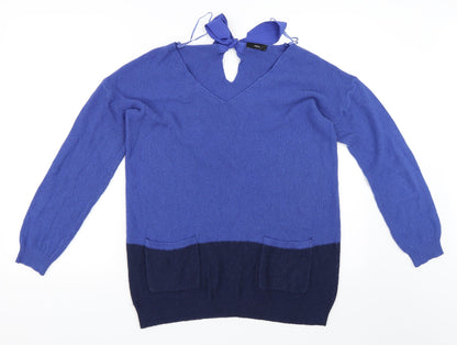 M&Co Womens Blue   Pullover Jumper Size 12