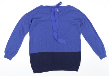 M&Co Womens Blue   Pullover Jumper Size 12