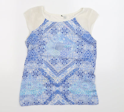 Womens UK Size 6 Preworn Multicoloured Basic Tank