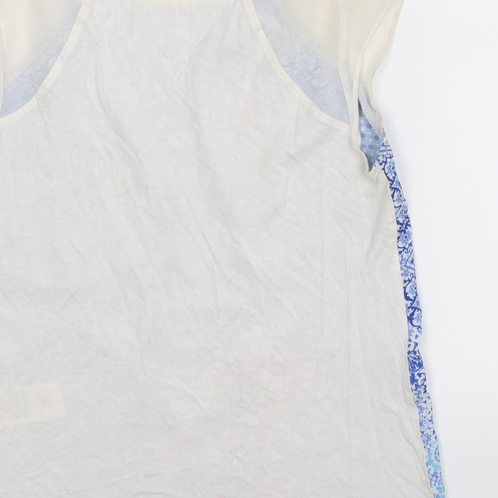 Womens UK Size 6 Preworn Multicoloured Basic Tank