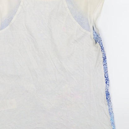 Womens UK Size 6 Preworn Multicoloured Basic Tank