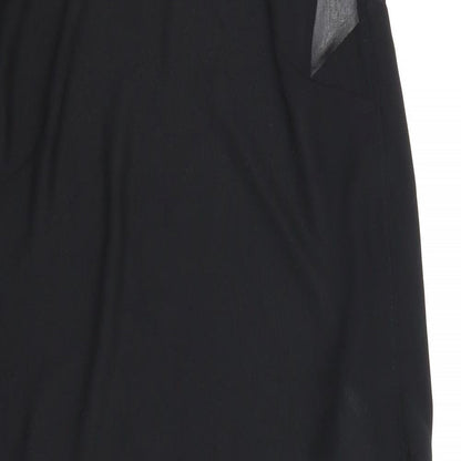 Womens UK Size 12 H&M Black Basic Blouse