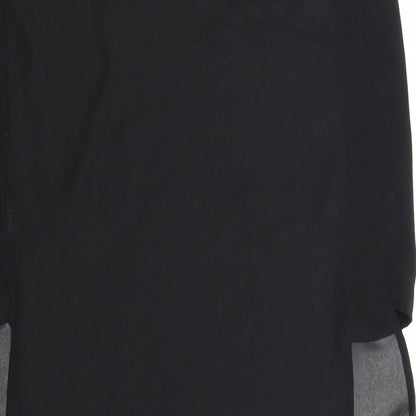 Womens UK Size 12 H&M Black Basic Blouse