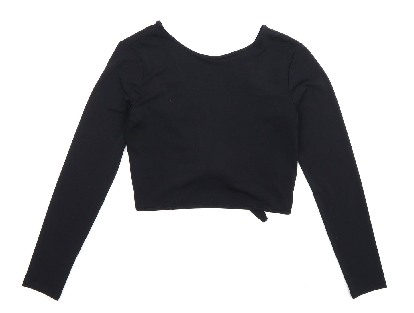 Womens UK Size S Divided Black Basic Blouse