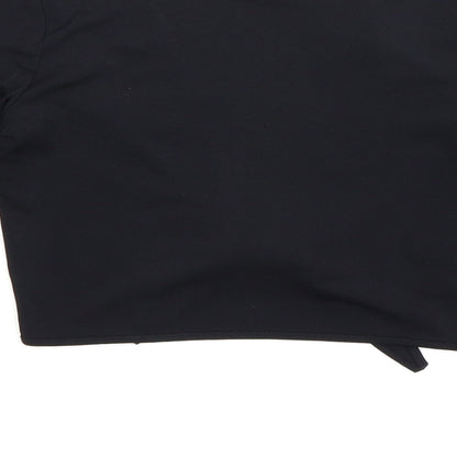 Womens UK Size S Divided Black Basic Blouse