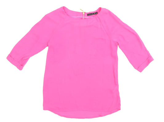 Atmosphere Womens Pink   Basic Blouse Size 8