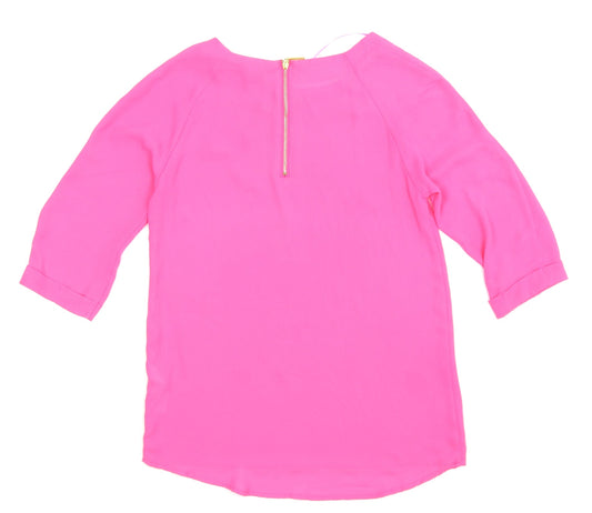 Atmosphere Womens Pink   Basic Blouse Size 8
