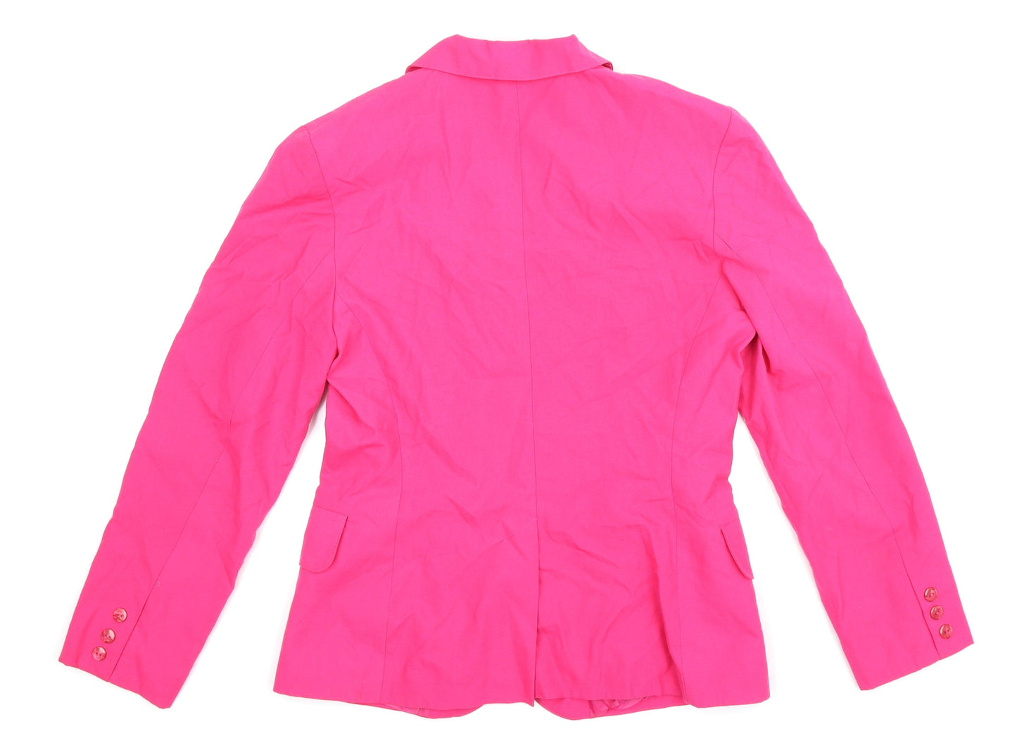 Womens UK Size 12 Preworn Regular Pink Suit Jacket