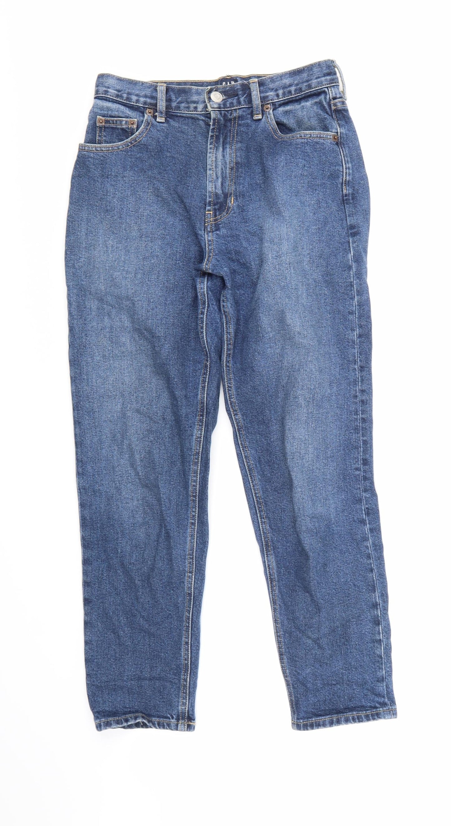 Gap Womens Blue  Denim Straight Jeans Size 26 in L24 in