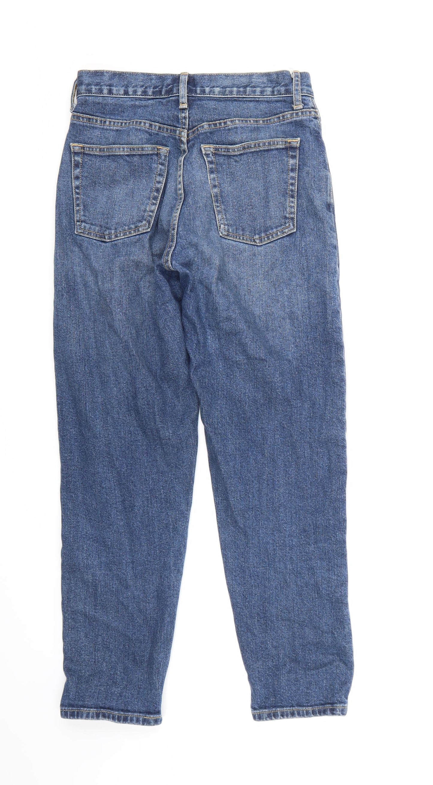 Gap Womens Blue  Denim Straight Jeans Size 26 in L24 in