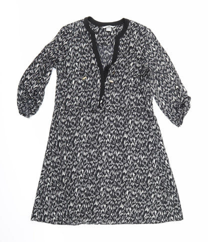 H&M Womens Black   A-Line  Size 8