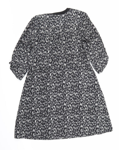 H&M Womens Black   A-Line  Size 8