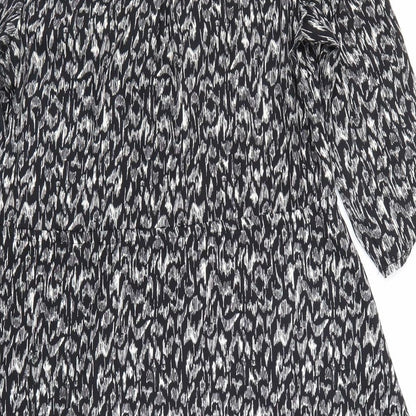 H&M Womens Black   A-Line  Size 8