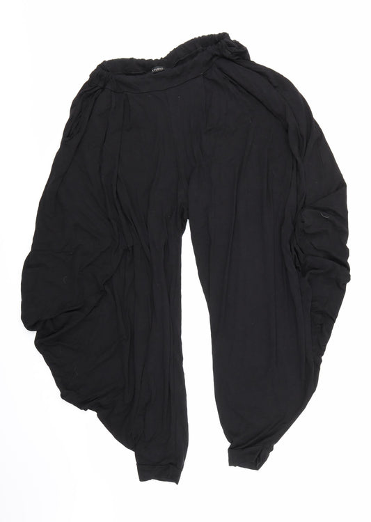Studio Womens Black   Trousers  Size 28 in L25 in