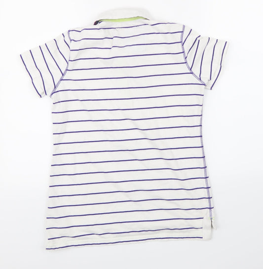 Womens UK Size 10 Marks and Spencer White Basic T-Shirt