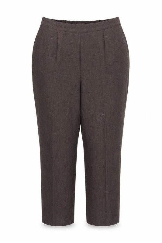 Womens UK Size 18 Bonmarché Regular Fit  Brown Trousers