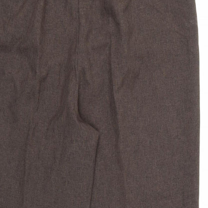 Bonmarché Womens Brown   Trousers  Size 18 L25 in