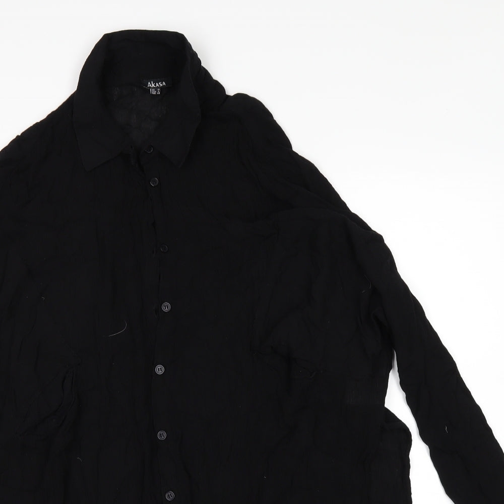 akasa Womens Black   Cardigan Jumper Size 12