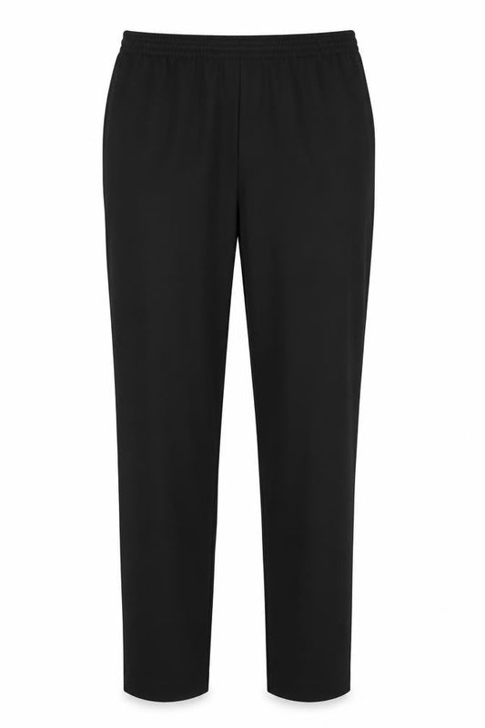 Womens UK Size 12 C&A Regular Fit  Black Trousers