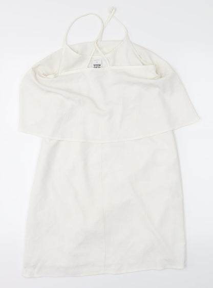 Womens UK Size XS VERO MODA White Basic Blouse