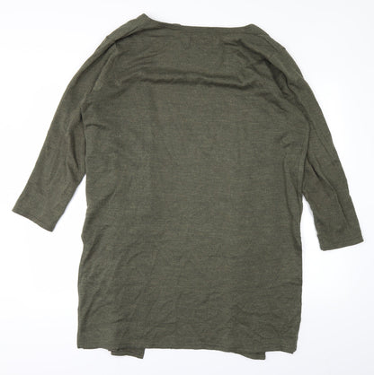 Primark Womens Green   Cardigan Jumper Size 12