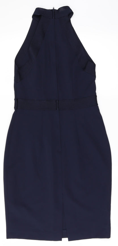 H&M Womens Blue   Pencil Dress  Size 10