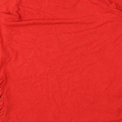 Womens UK Size 8 NEXT Orange Basic T-Shirt