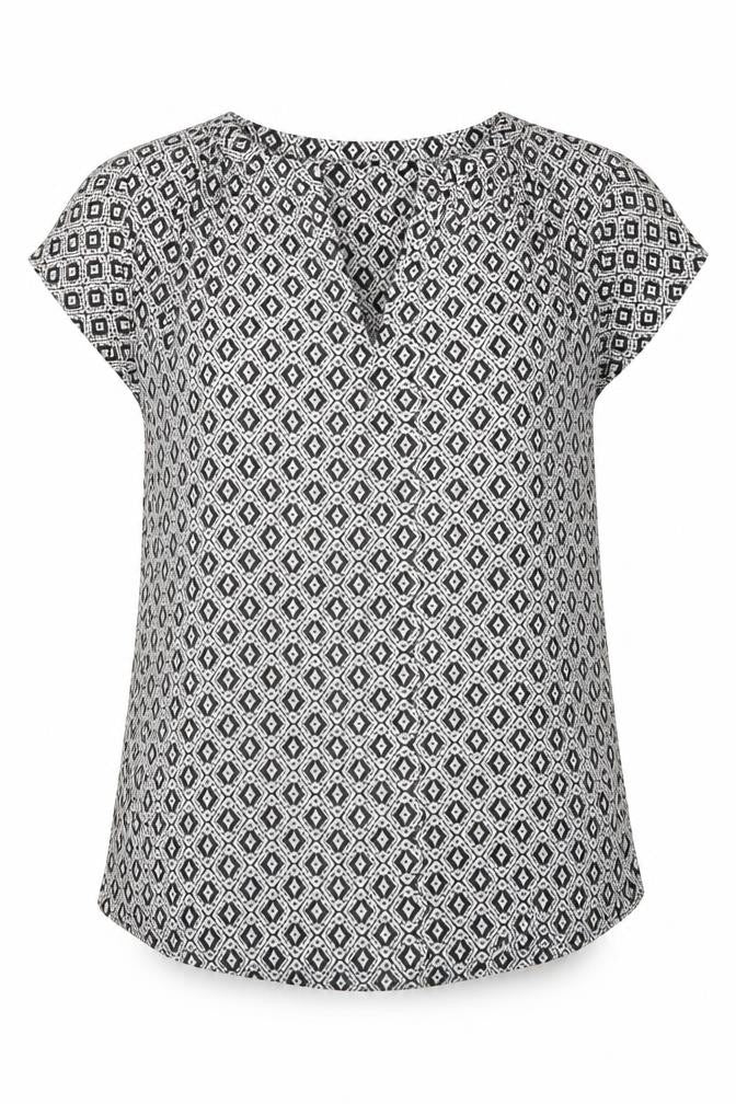 Womens UK Size 8 H&M Black Basic T-Shirt