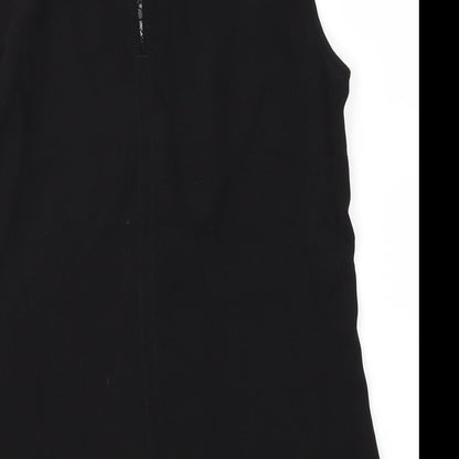 Womens UK Size 4 H&M Black Basic T-Shirt