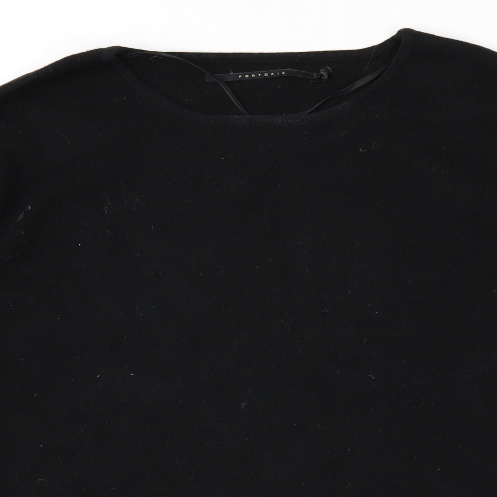 portsaid Womens Black   Basic T-Shirt Size 16