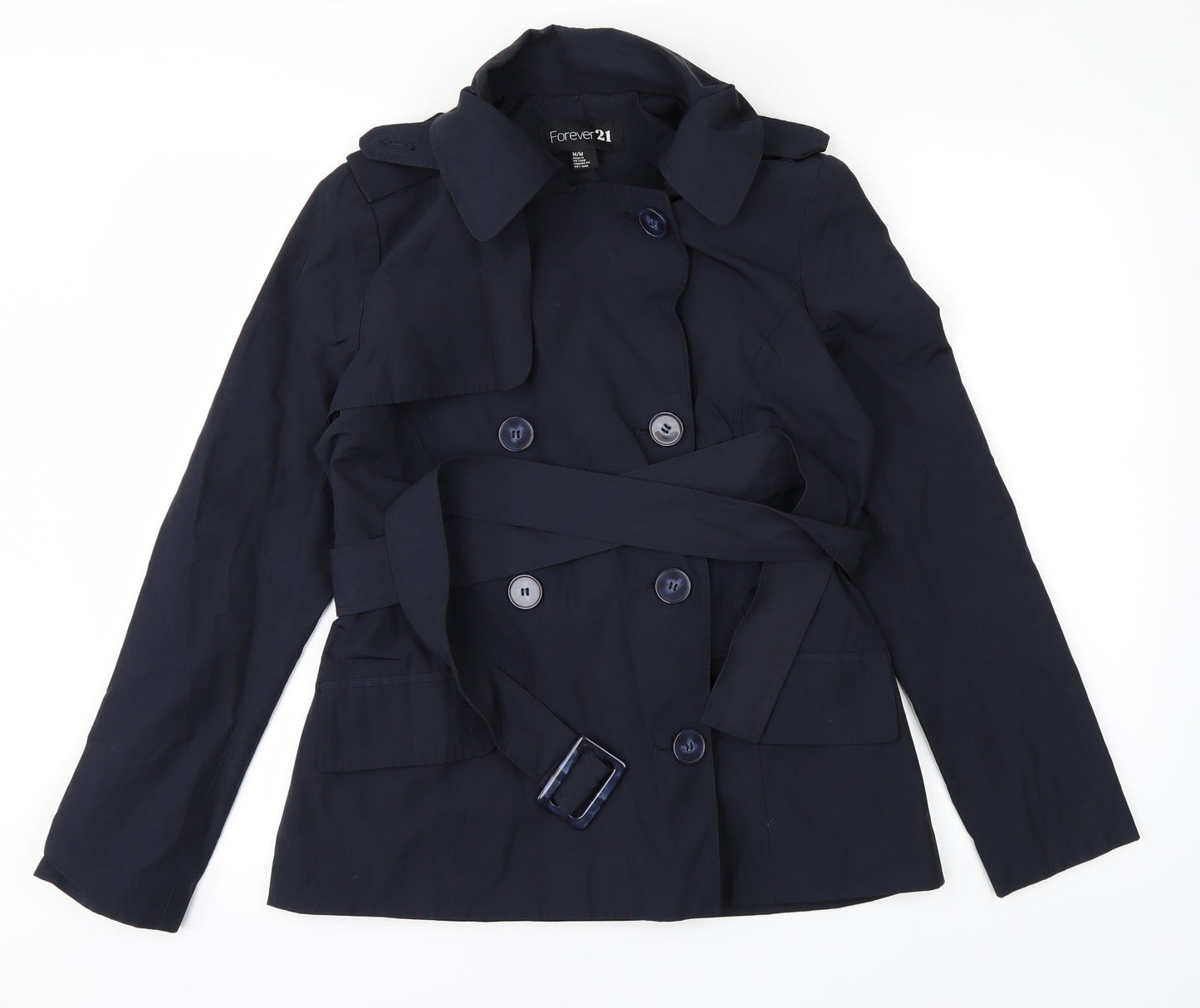 Womens UK Size M FOREVER 21 Blue Jacket