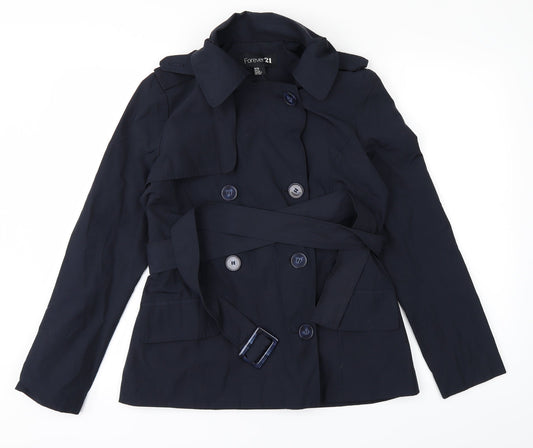 Womens UK Size M FOREVER 21 Blue Jacket