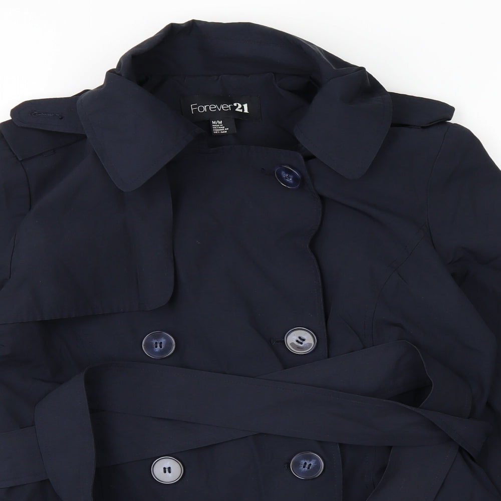 Womens UK Size M FOREVER 21 Blue Jacket